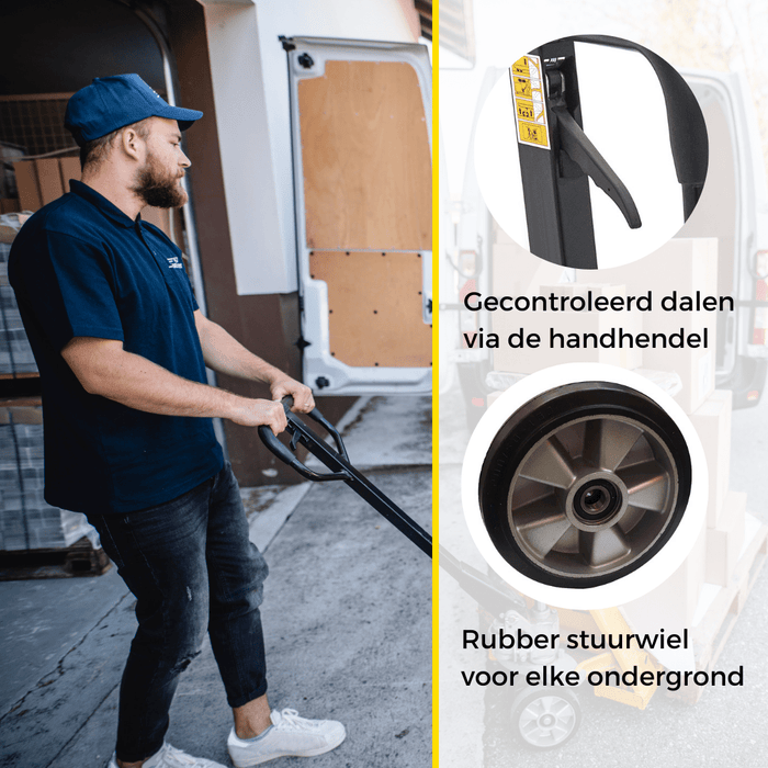 Heftruckshop Basic Palletwagen - 2500KG - Heftruckshop