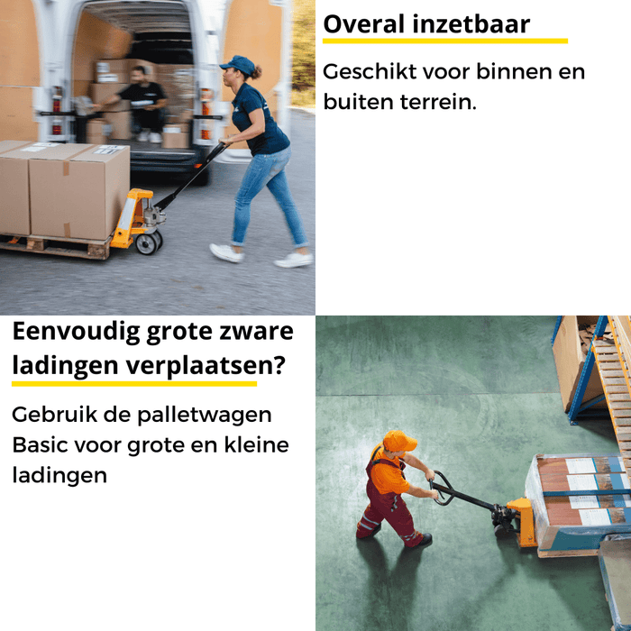 Heftruckshop Basic Palletwagen - 2500KG - Heftruckshop