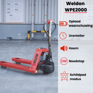 Weldon E - Pompwagen - WPE2000 (48V/10Ah, 2000 kg) - Heftruckshop
